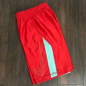 Nike Gently Used Red Dri-Fit Basketball Shorts Sz L (boys)